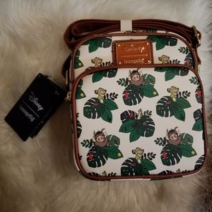 NWT Loungefly Disney The Lion King Rainforest Flora Crossbody Bag